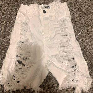 Fashion nova ripped shorts